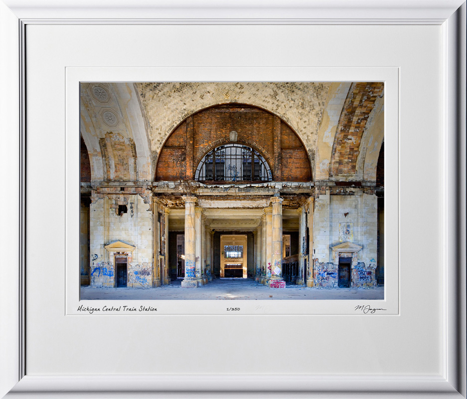 A080901D Michigan Central Train Station - shown as 10x14