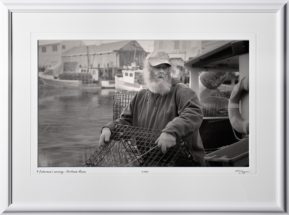 S1012172 A fisherman's morning - Portland Maine - shown as 12x20