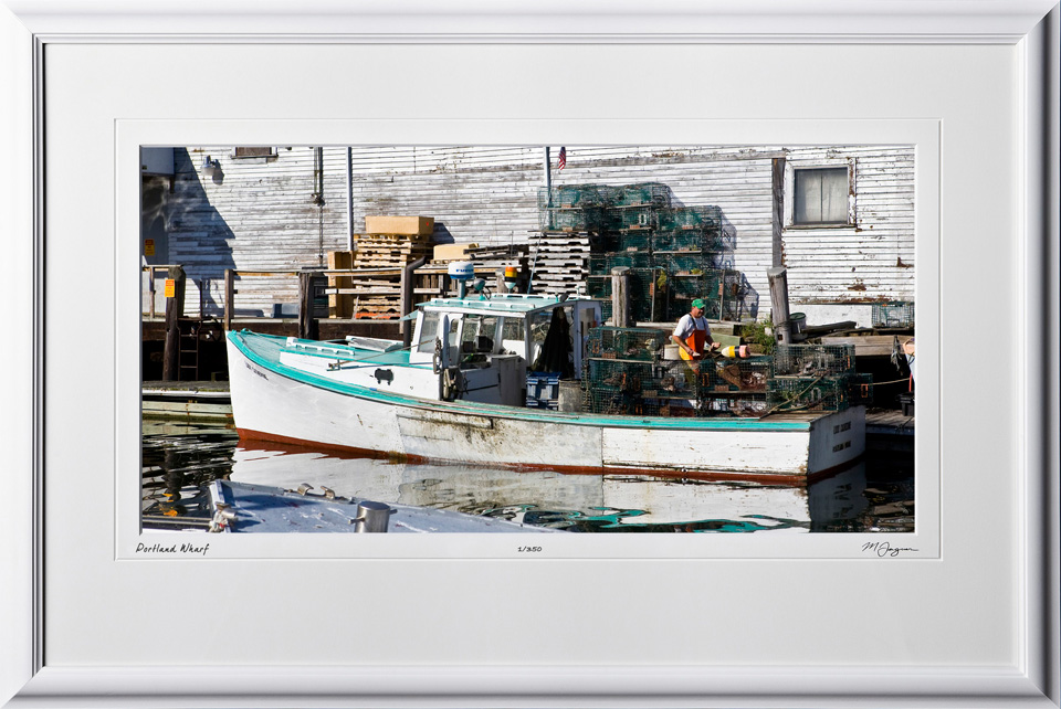S080824Y Portland Wharf - Maine - shown as 12x24